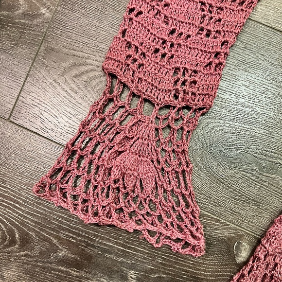 🚫SOLD🚫 RARE Vintage Betsey Johnson Crochet Duster Cardigan - Picture 6 of 6